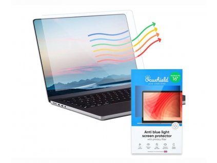 Fólie Ocushield s blue light filtrem pro MacBook Pro 16 (2021)