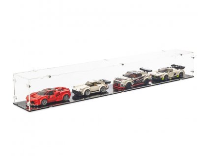 Displej box pro 4 auta z LEGO® Speed Champions