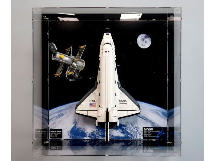 Nástěnný displej box pro LEGO NASA Raketoplán Discovery (10283) (5)