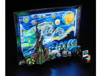 Osvětlení pro LEGO® Vincent van Gogh – Hvězdná noc (21333) (1)