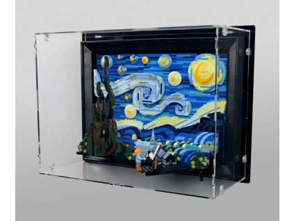 Nástěnný box pro LEGO® Vincent van Gogh – Hvězdná noc (21333)