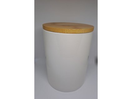 Keramická dóza s babusovým víčkem - 750 ml