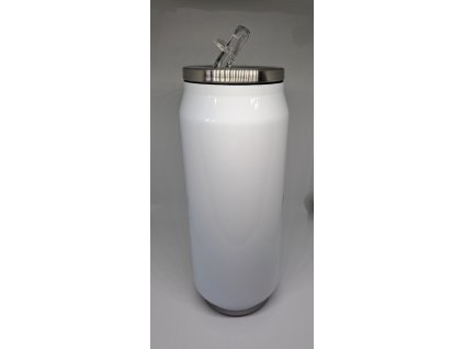 Termoláhev s pítkem a brčkem 380 ml ( bílá )