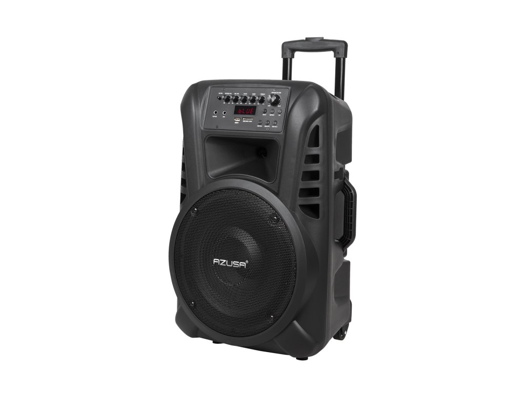Aktivní reproduktor 40W (s 2 bezdrátovými mikrofony, SD, Bluetooth, USB) 12"