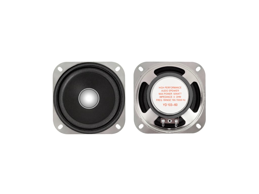 Basový reproduktor 10 cm 20W YD103-60 4 Ohm