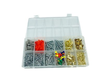 set of fastening elements screws dowels etc 700 pcs