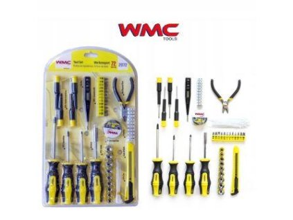 wmc tool set 72 el spanners screwdrivers bits