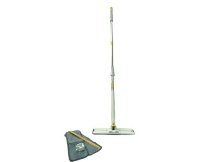 mop with butterfly wringing mechanism