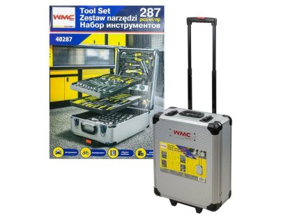 tool kit bits sockets spanners tool case 287 el