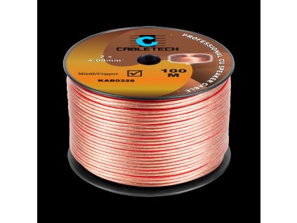 Reproduktorový kabel 2x 4,0mm CU(100m)