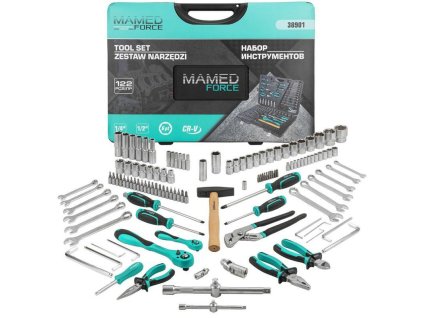 set of socket spanners ratchet sockets 122el case