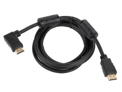 Kabel HDMI - HDMI 1.4v úhlový 1.8m