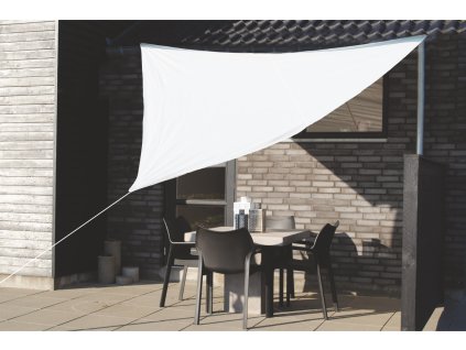 BEŽOVÁ TROÚHELNÍKOVÁ SLUNEČNÍ PLACHTA 3 X 3 X 3 M *0433