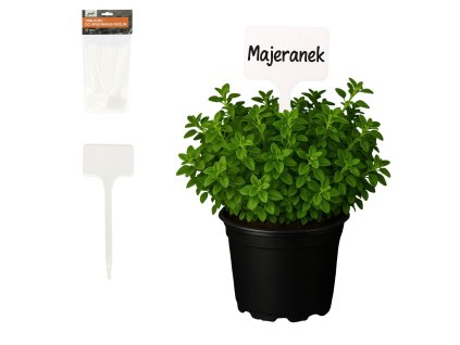 SADA 30 PLASTOVÝCH TABULEK NA POPISOVÁNÍ ROSTLIN