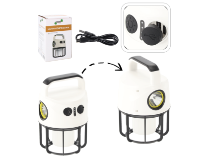 LED NABÍJECÍ KEMPINGOVÁ SVÍTILNA *5592