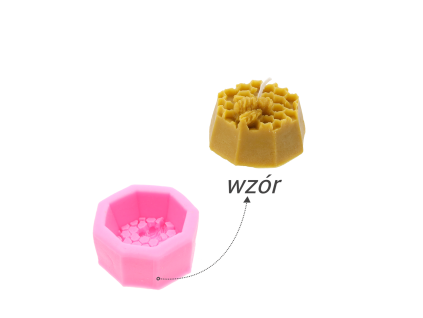 SILIKONOVÁ Forma NA SVÍČKY PLÁST S VČELOU *2632