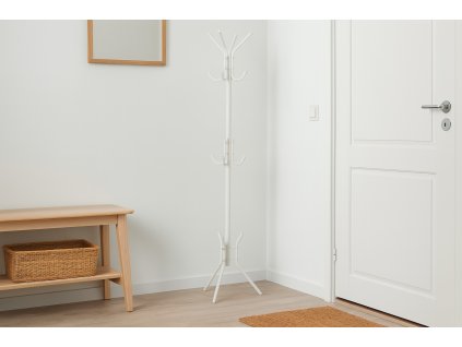 STOJACÍ VĚŠÁK OMER 178 CM BÍLÝ *5370