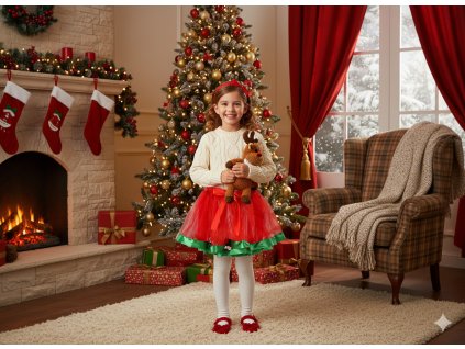 DÍVČÍ TYLOVÁ SUKNIČKA *6859