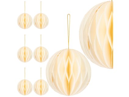 196823 ca1502 ozdoba swiateczna z papieru 6 szt M0