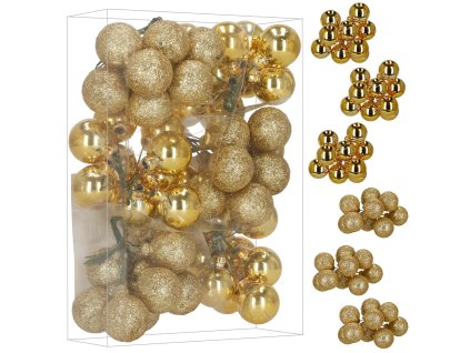 197402 ca1515 zestaw bombek choinkowych 25 cm 54 szt M0