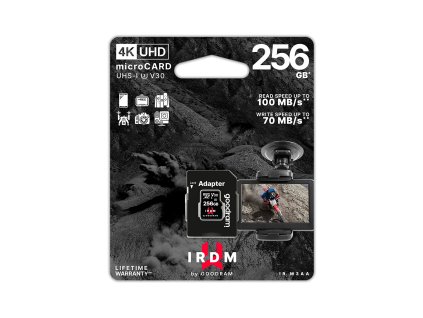Paměťová karta 256GB UHS-I U3 s adaptérem TGD-IRM3AA2560R12