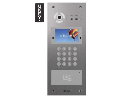 large aa 07fb stainless panel bramowy ip 4 3 lcd ukey sip 2 0 basip 5060514914519