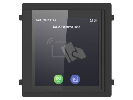 large ds kd tdm modul wyswietlacza dotykowego z czytnikiem kart mifare hikvision 6941264011590