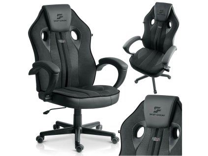 fotel gamingowy obrotowy krze 62384