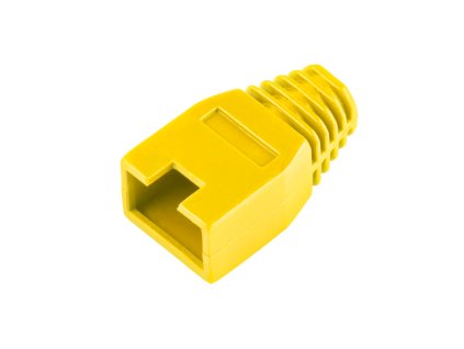 Kryt na konektor 8P8C (RJ45) žlutý