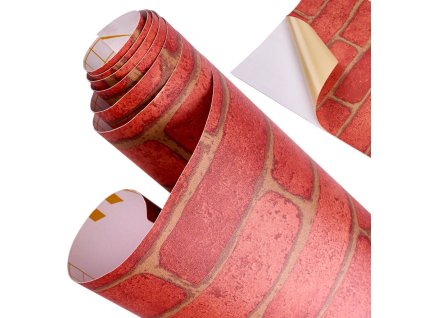 Folia rolka samoprzylepna okleina tapeta cegla 1 22x50m 102350