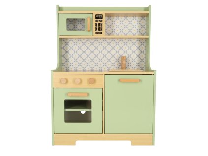 Kuchnia drewniana MDF dla dzieci mietowa 135732