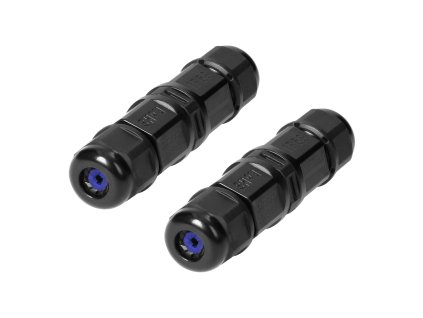 Vodotěsná kabelová spojka přímá, IP68, 2x1,0 mm2, 450 V/10A, AE-13614/2 2ks