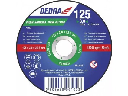 Řezný kotouč na kámen F1352