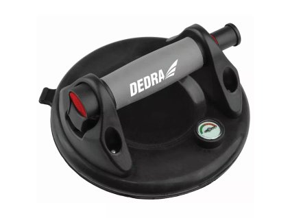 Přísavka na sklo s podtlakovou pumpičkou a tlakoměrem, 200 mm, max. 120 kg DED06P30