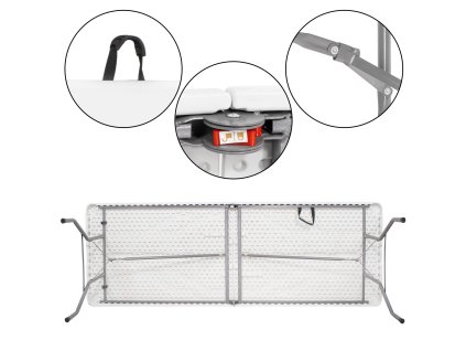 5489 gf0050 stol cateringowy skladany 240 cm M0