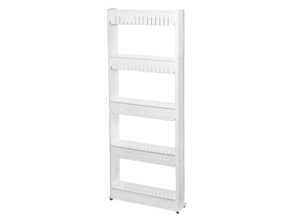 13166 ha1012 szafka na kolkach 5 polek biala M0