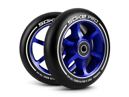 Kolečka na freestyle koloběžku SOKE PRO 110mm 88A modrá 2 ks