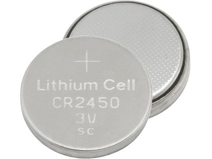 Lithiová knoflíková baterie 3V CR2450 550mAh