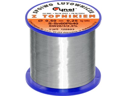 Cín na pájení 0,50 mm / 4x 250 g professional