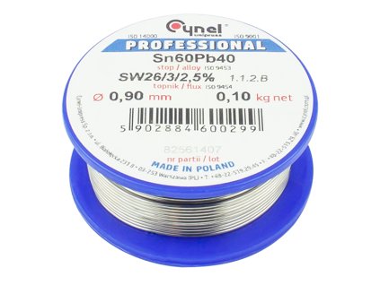 Cín na pájení 0,90 mm / 100 g 9638#