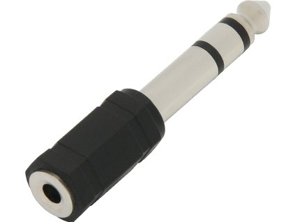 Redukce jack: Konektor 6,3-N,3,5 STEREO