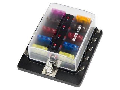 Pojistkový držák pro 10 pojistek