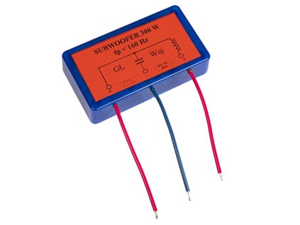 Repro výhybka na subwoofer 300W 4-8 Ohm v pouzdře 8530#