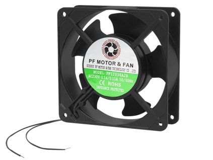 Ventilátor do PC 120x38mm 230V 1238FD s kuličkovým ložiskem