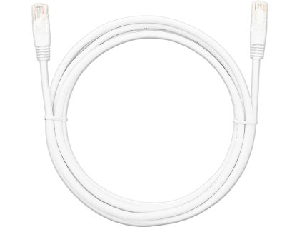 Síťový kabel 10m konektor bílý