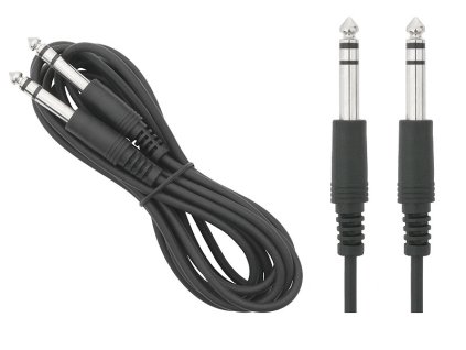Propojovací kabel Jack 6,3ST-Konektor 6,3ST 1m