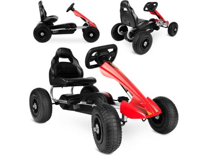 Šlapací auto RK-591 červené