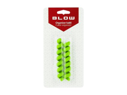 Držák na kabely - flexibilní jarní zelená