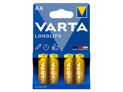 Alkalické baterie AA 1,5 LR6 Varta