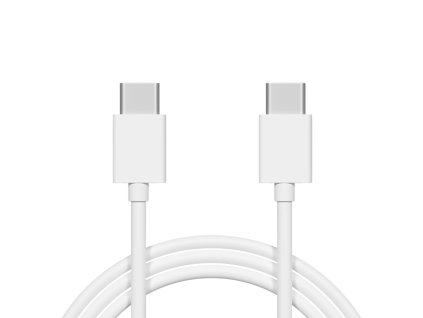 USB-C na USB-C 1,0 m biely